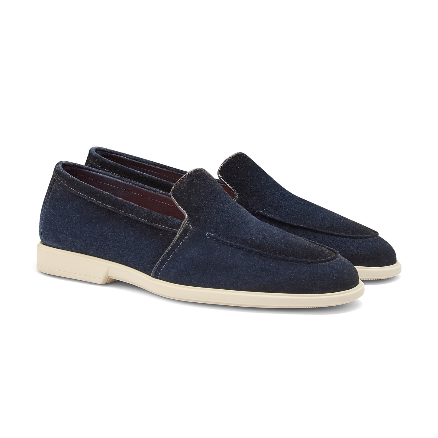 Men's blue suede loafer - 3