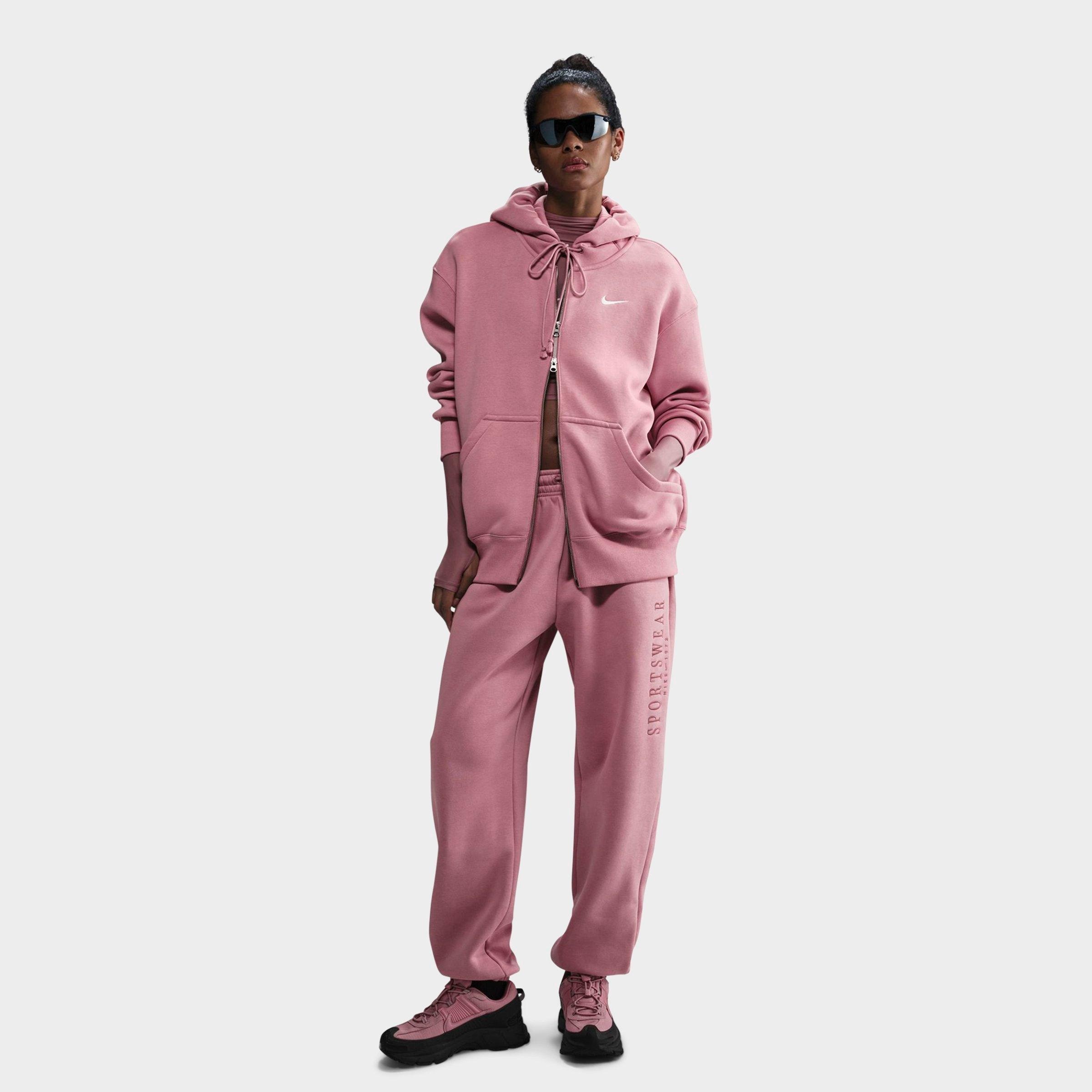 WOMEN'S NIKE SPORTSWEAR PHOENIX FLEECE OVERSIZED JOGGER SWEATPANTS - 1