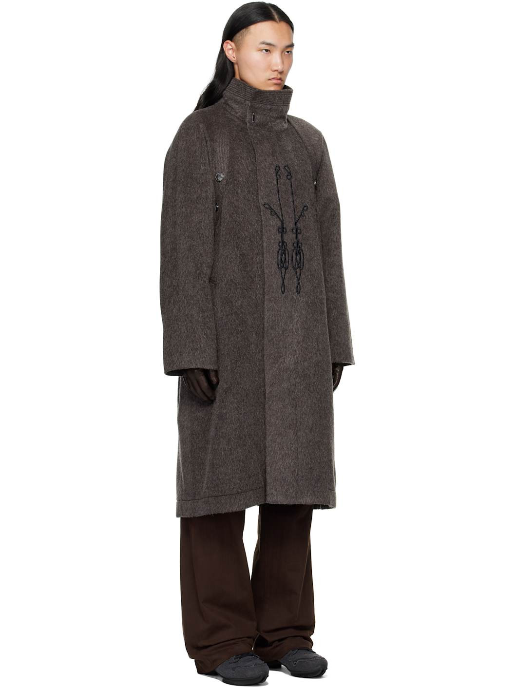 Gray Kormos Military Coat - 2
