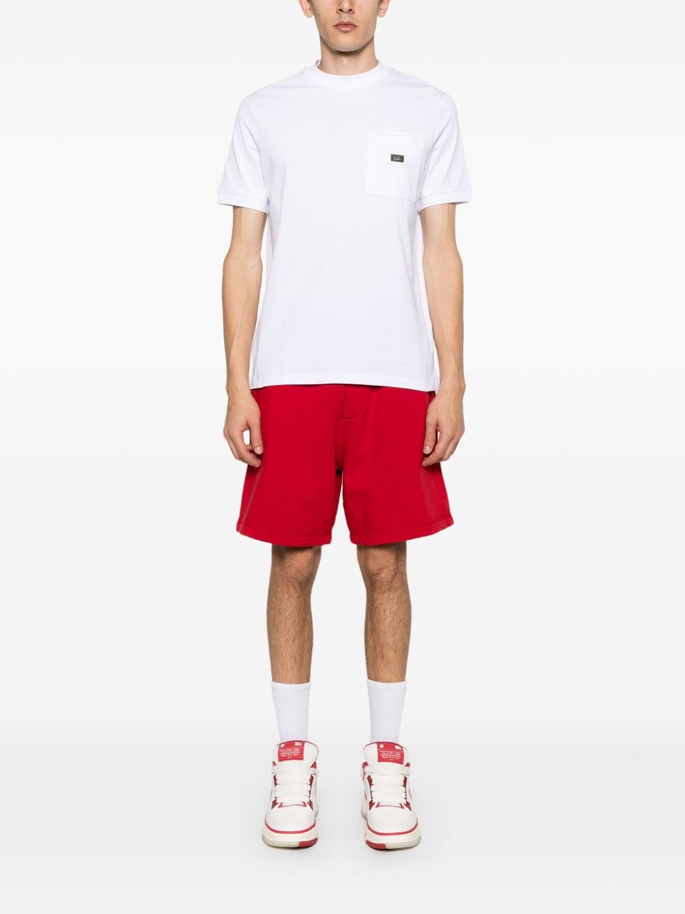 jersey-texture track shorts - 2