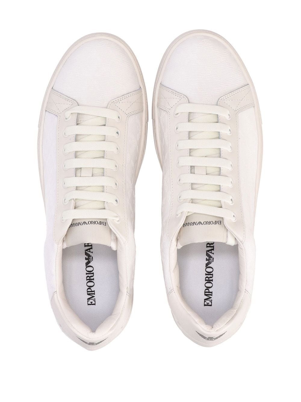 logo-print low-top sneakers - 4