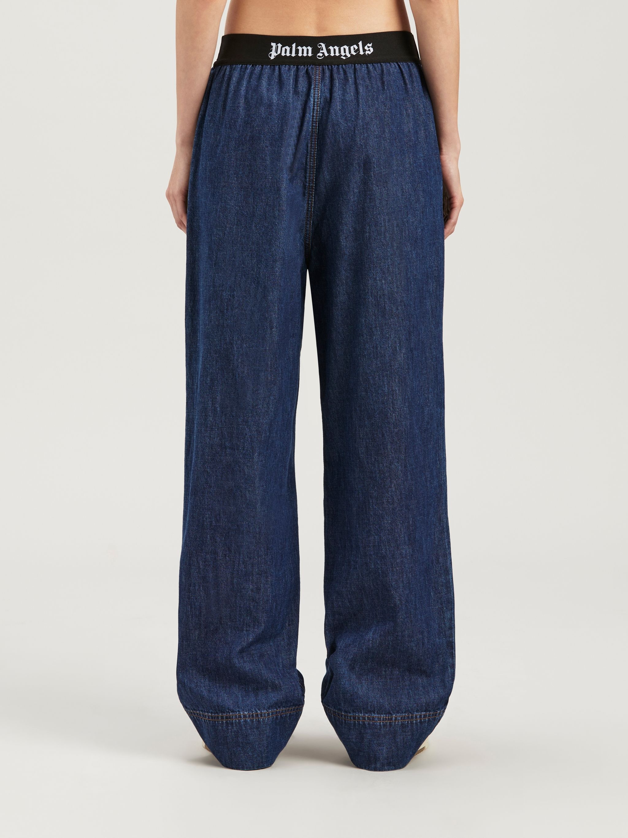Denim Pajama Pants - 5