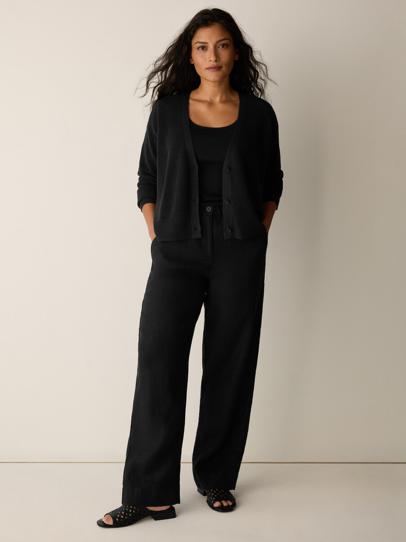Heavy Organic Linen Full-Length Straight Pant 7