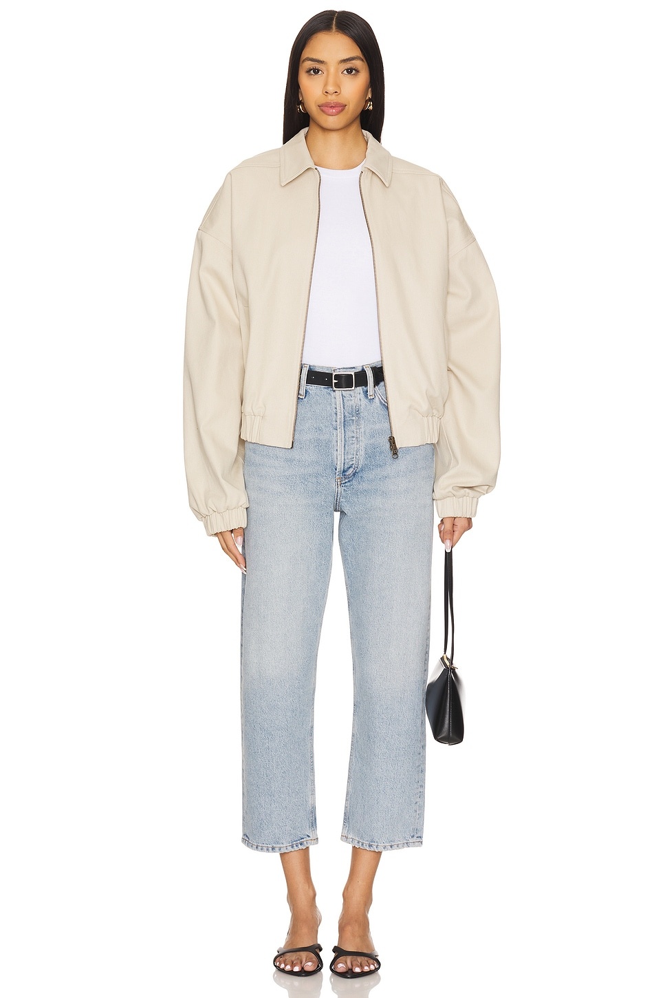 90's Mid Rise Straight Crop - 5