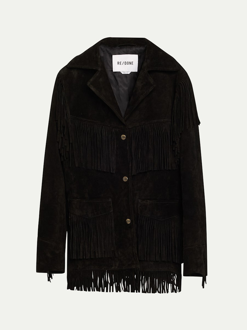 Suede Fringe Jacket 1