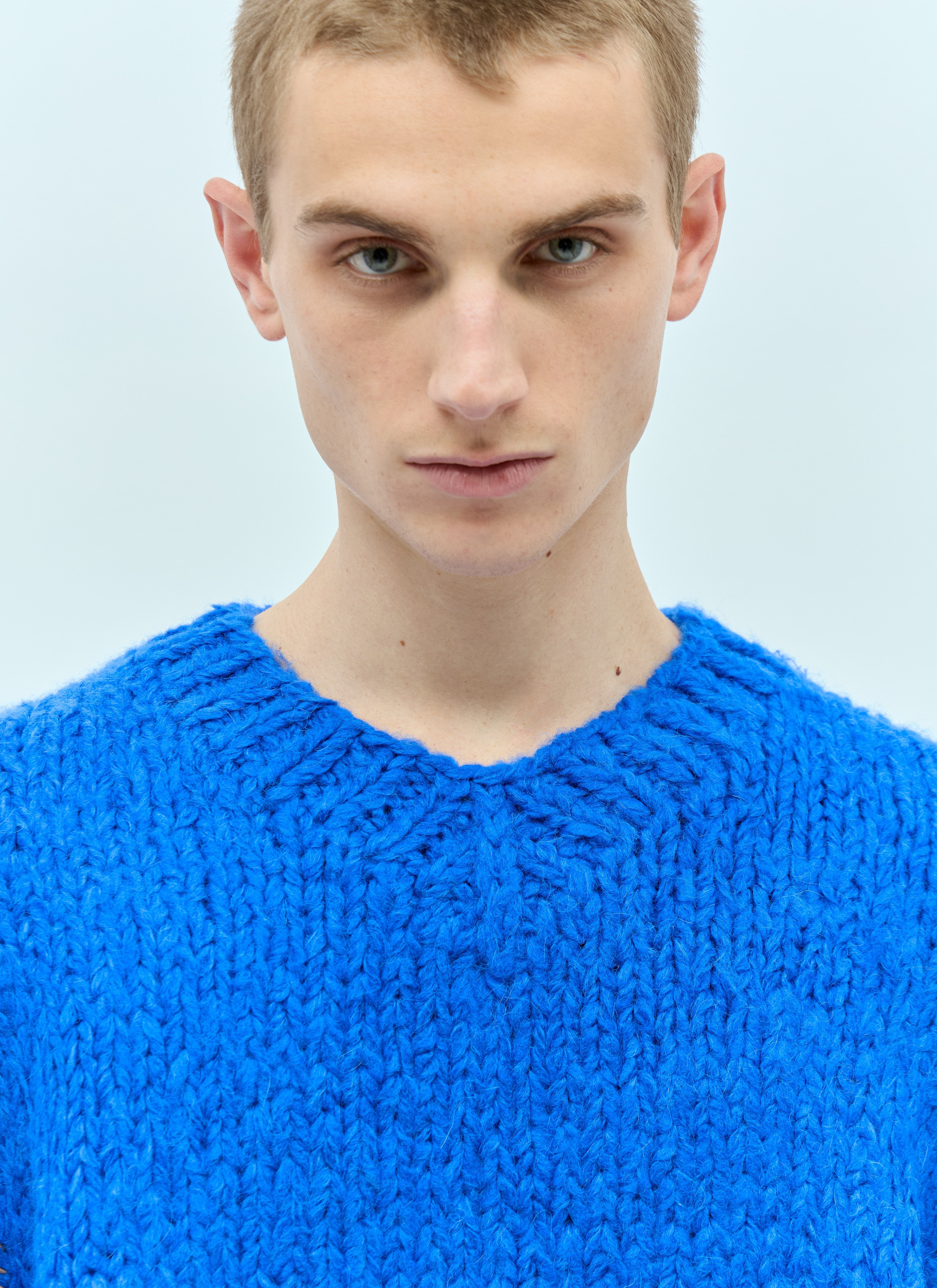 Acne Studios Men Knitted Alpaca Mix Sweater - 5