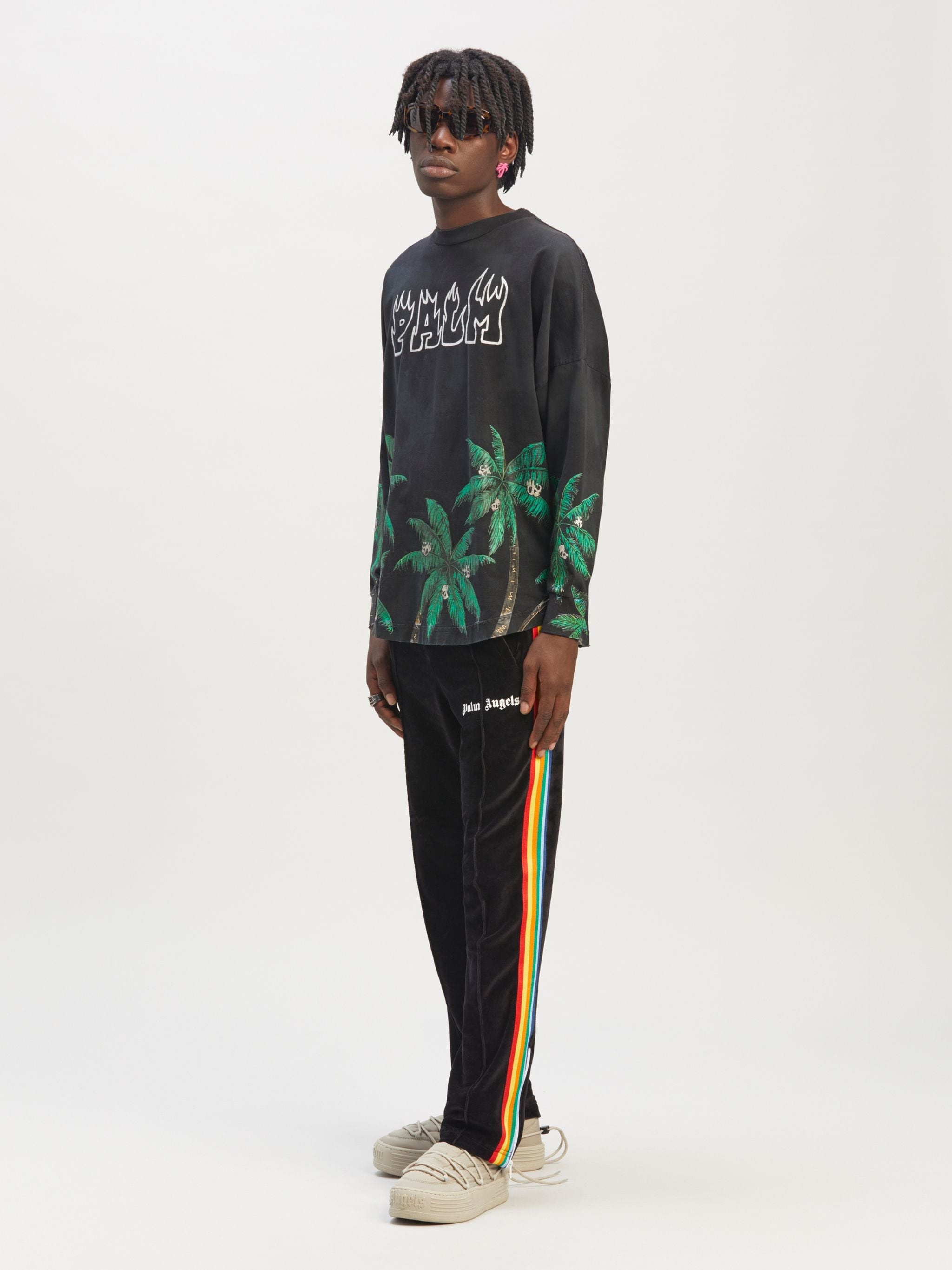 Palms&skull Over T-shirt - 2