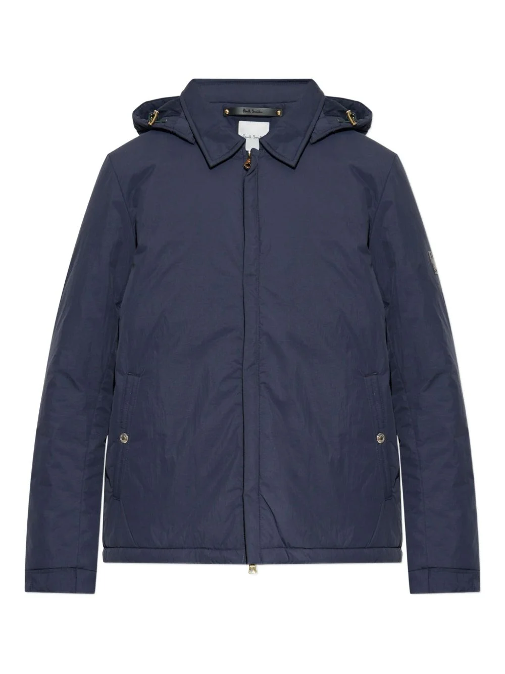 zip-fastening hooded jacket - 1