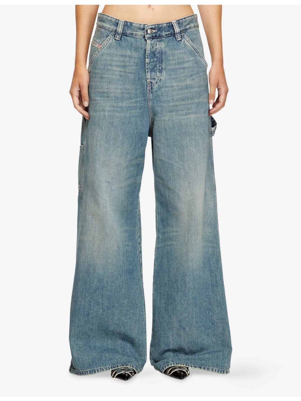 1996 D-Sire Wide-Leg Relaxed-Fit Denim Jeans - 3