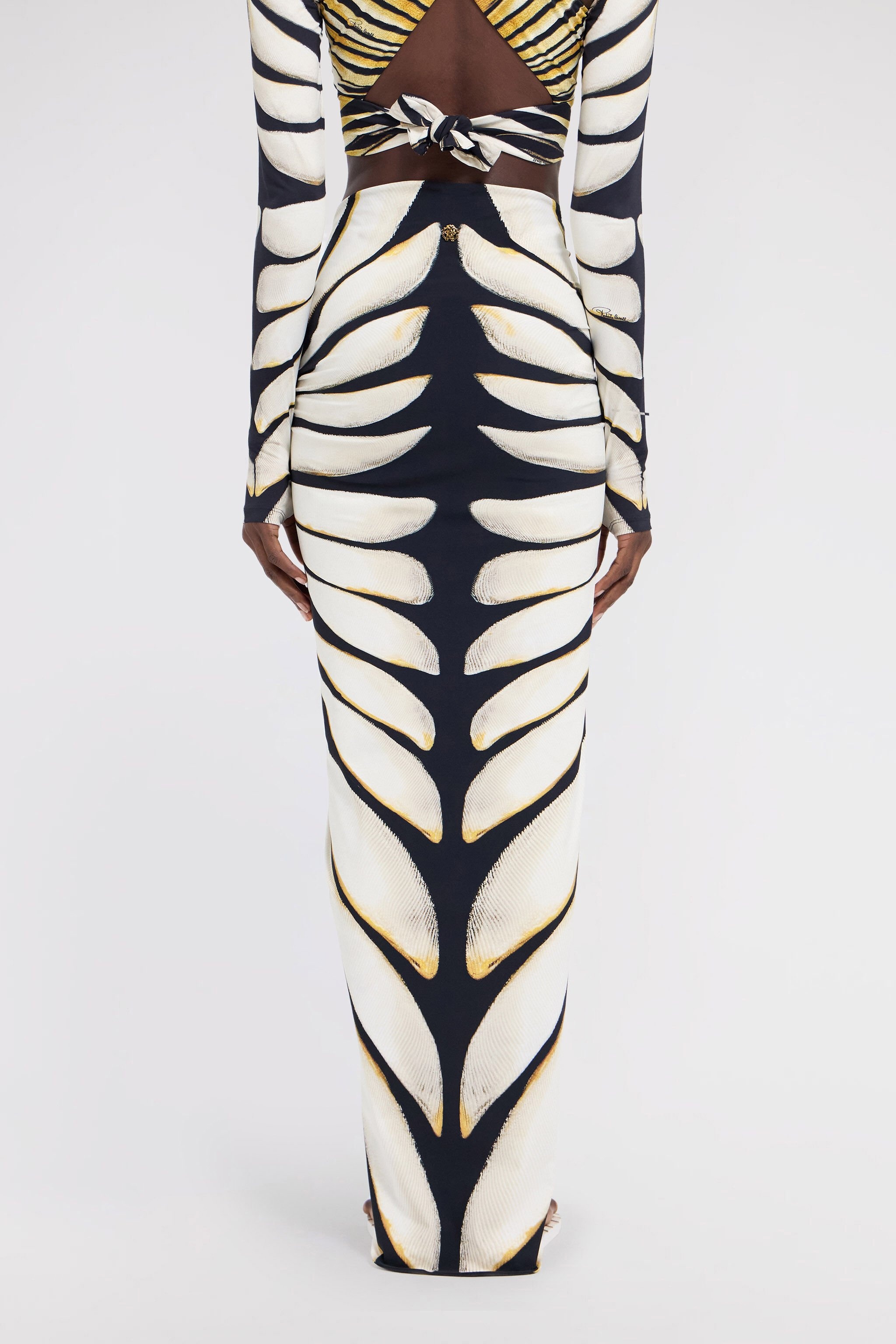 Ray of Gold Print Sarong - 4