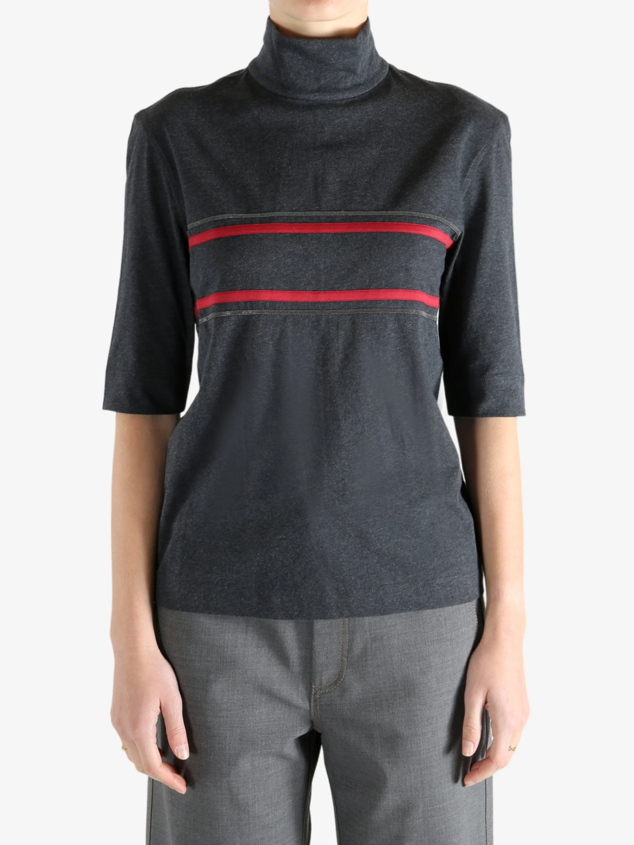 BRUNELLO CUCINELLI - Women Turtleneck T-Shirt - 1