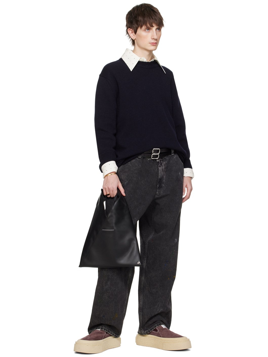 Black Double Buckle Belt - 3