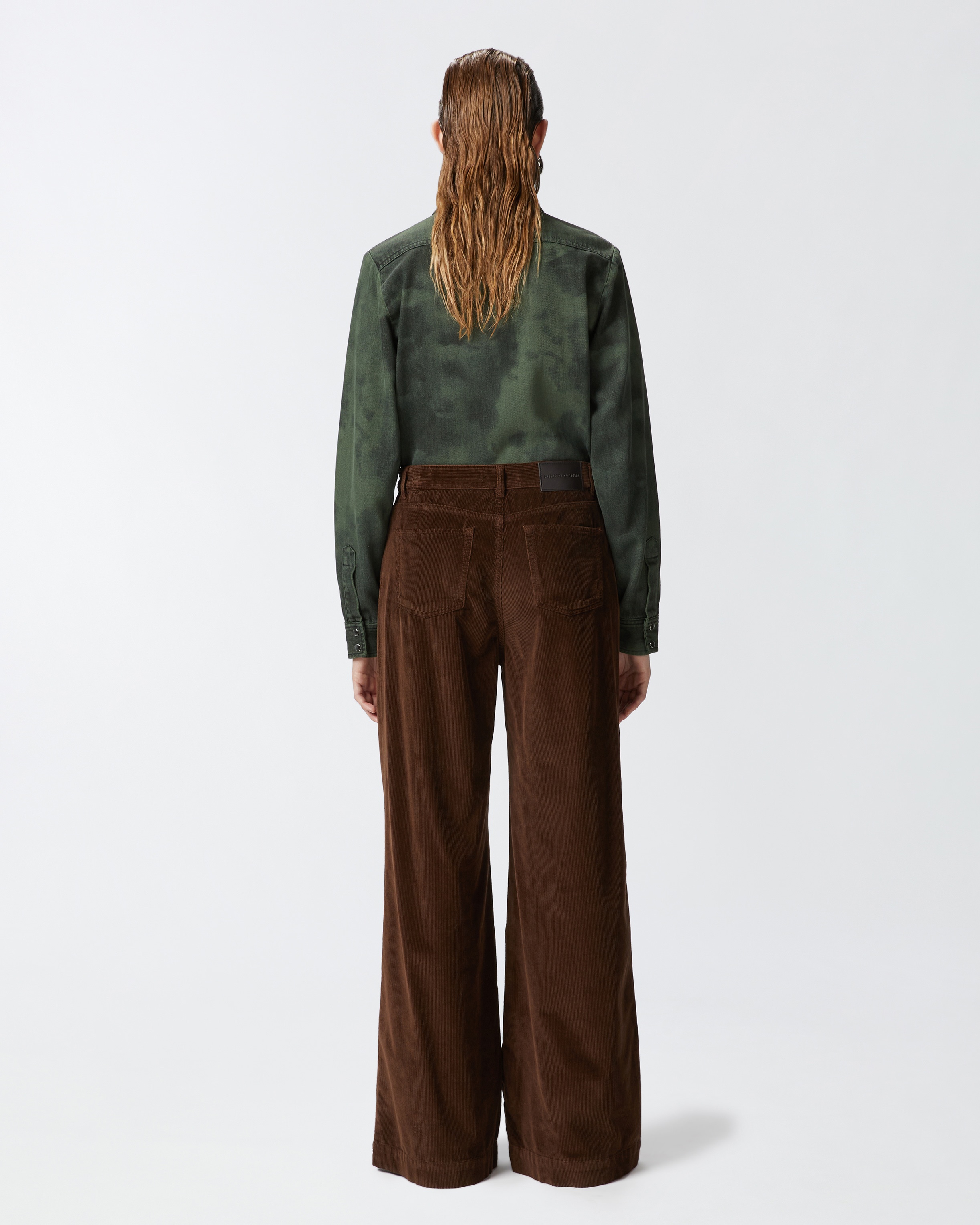 CORDUROY PALAZZO TROUSERS - 4