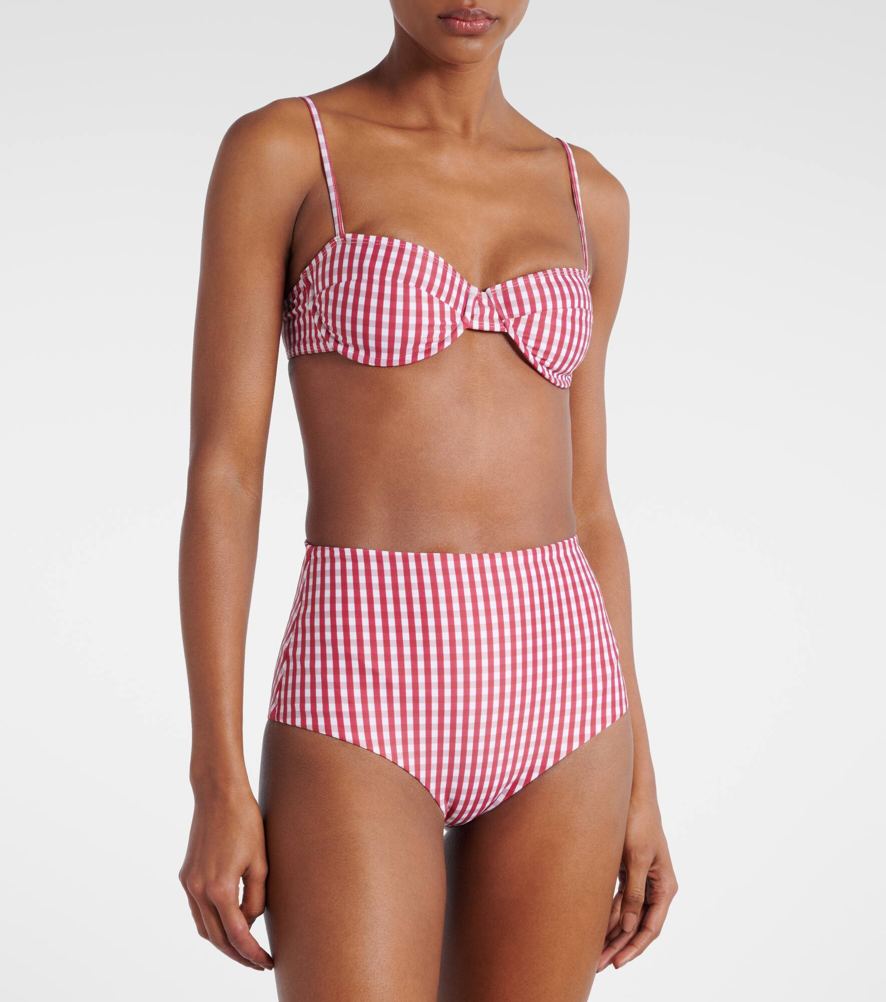 Farrah gingham bikini top - 2