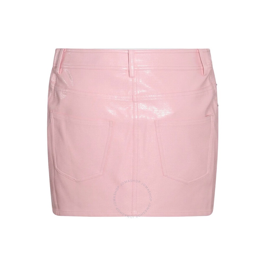 Rotate Orchid Pink Embossed Sequin Mini Skirt - 5