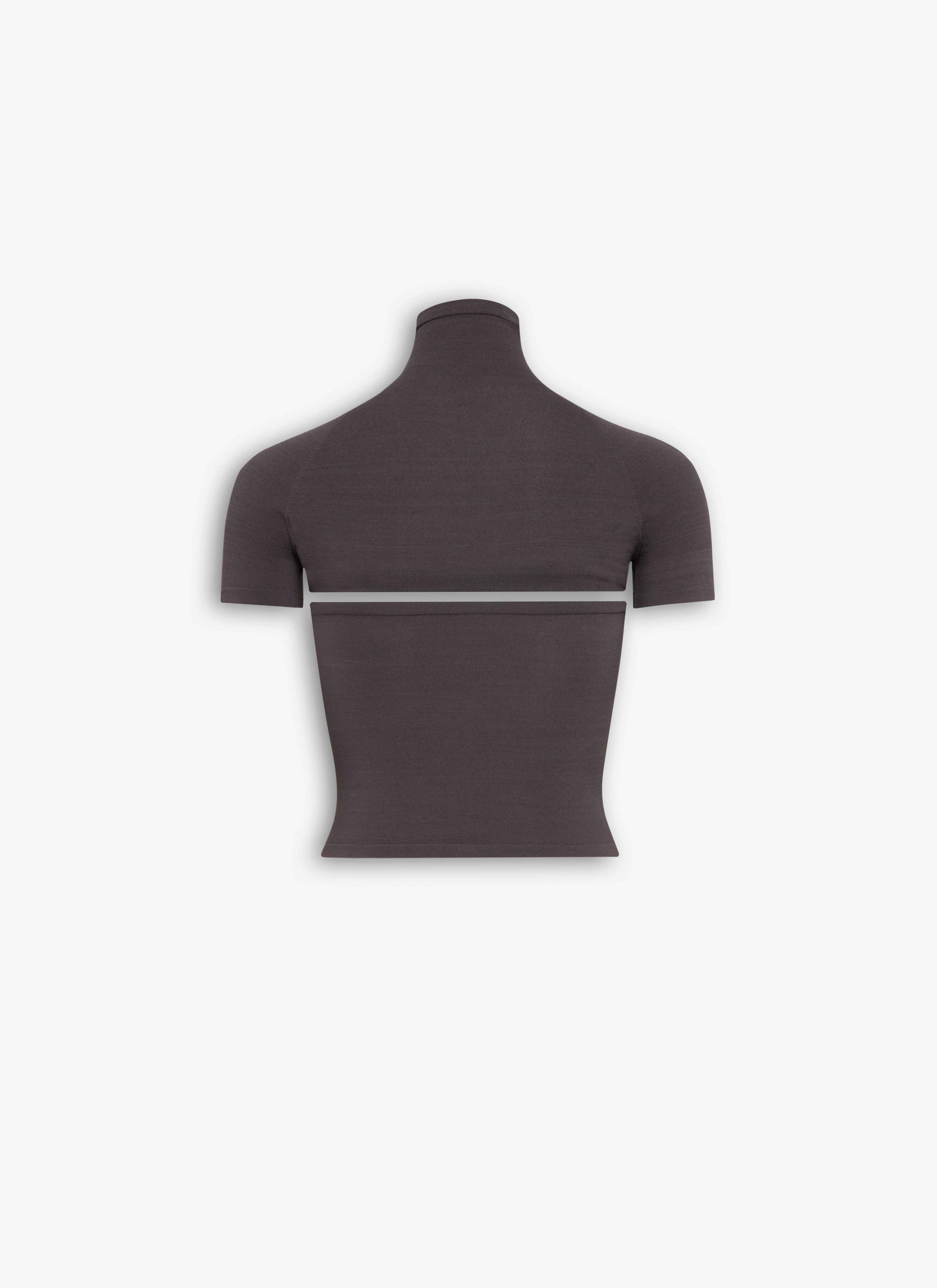 SECOND-SKIN KNIT CUT-OUT TOP - 4