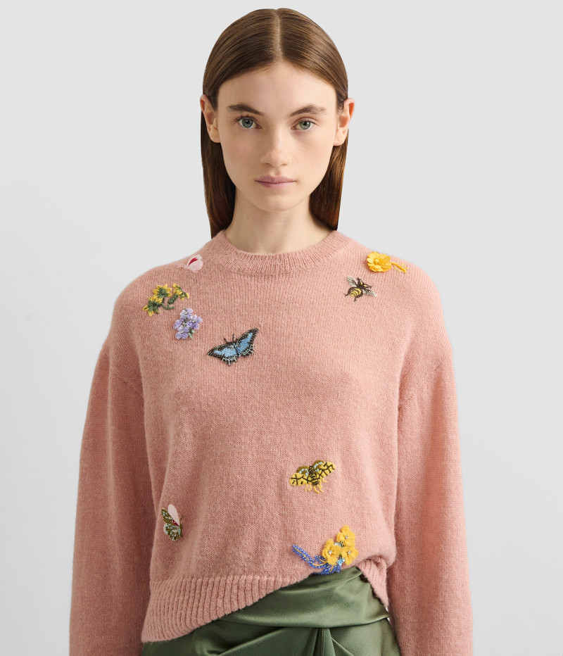 EMBELLISHED CREW NECK JUMPER 4