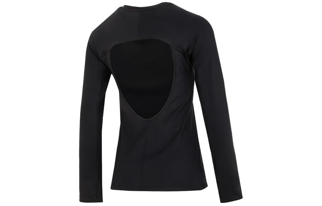 (WMNS) Air Jordan Sport Long-Sleeve Top 'Black' FN5114-010 - 2