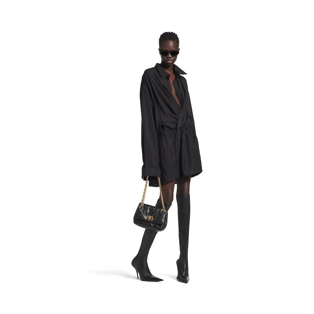 Women's Monaco Mini Bag in Black - 7