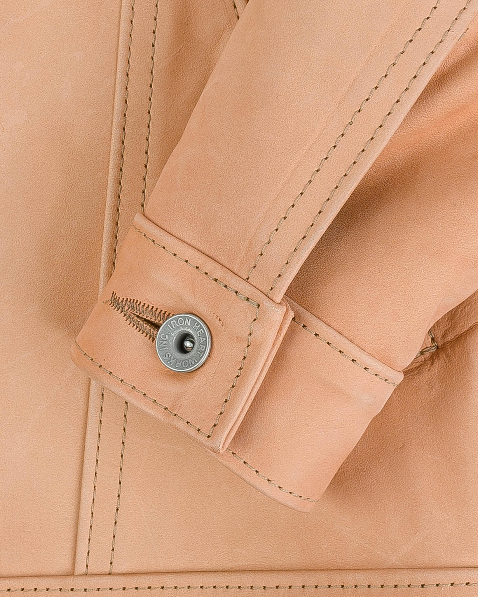 IHSB-EXT-NAT Iron Heart x Simmons Bilt Natural Horsehide Type III Jacket - The Extractor - 9