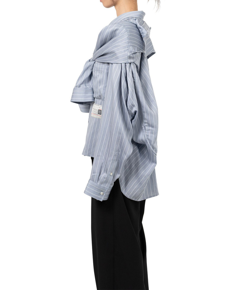 Sleeve Layered Stripe Shirt 6