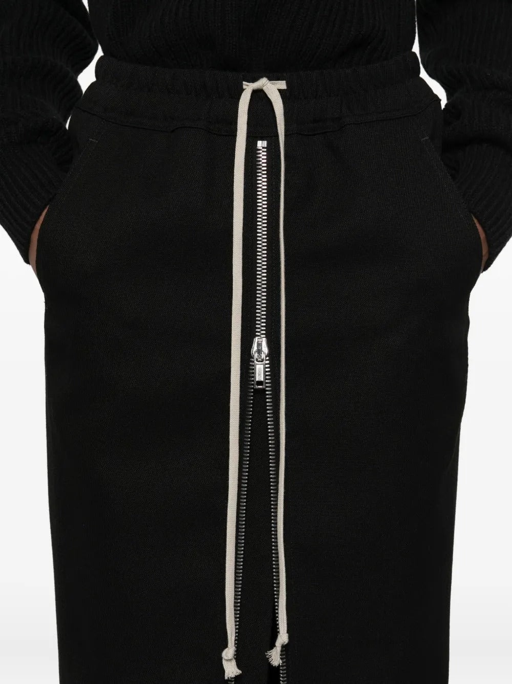 RICK OWENS - Women Zipped Short Pillar Skirt - 4