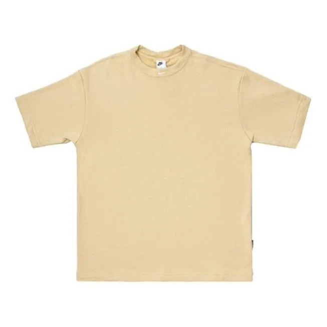 Nike Circa French Terry Short-Sleeve Top 'Yellow' DX0187-783 - 1