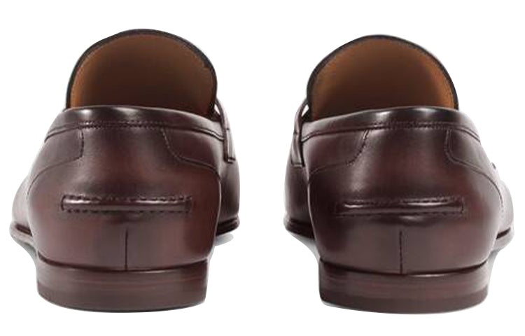 Gucci Jordaan Loafer 'Dark Brown Leather' 406994-BLM00-2024 - 5