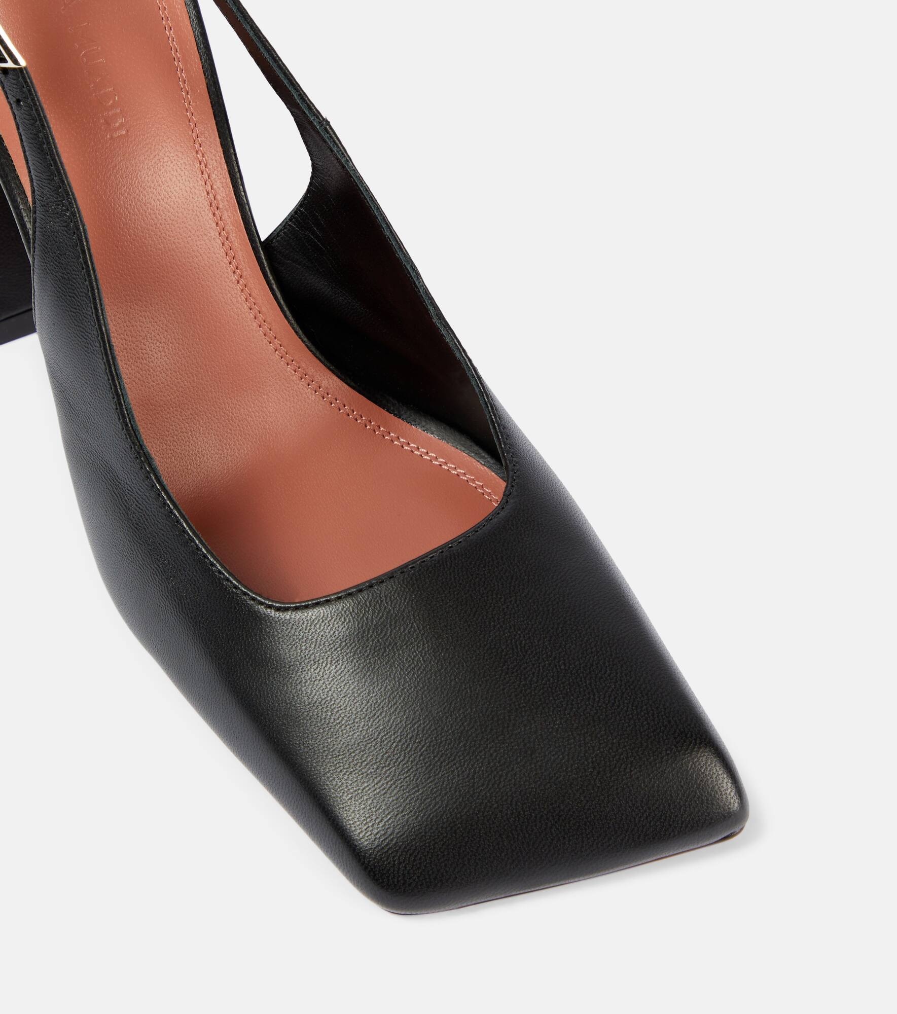 Charlotte 95 leather slingback pumps - 6