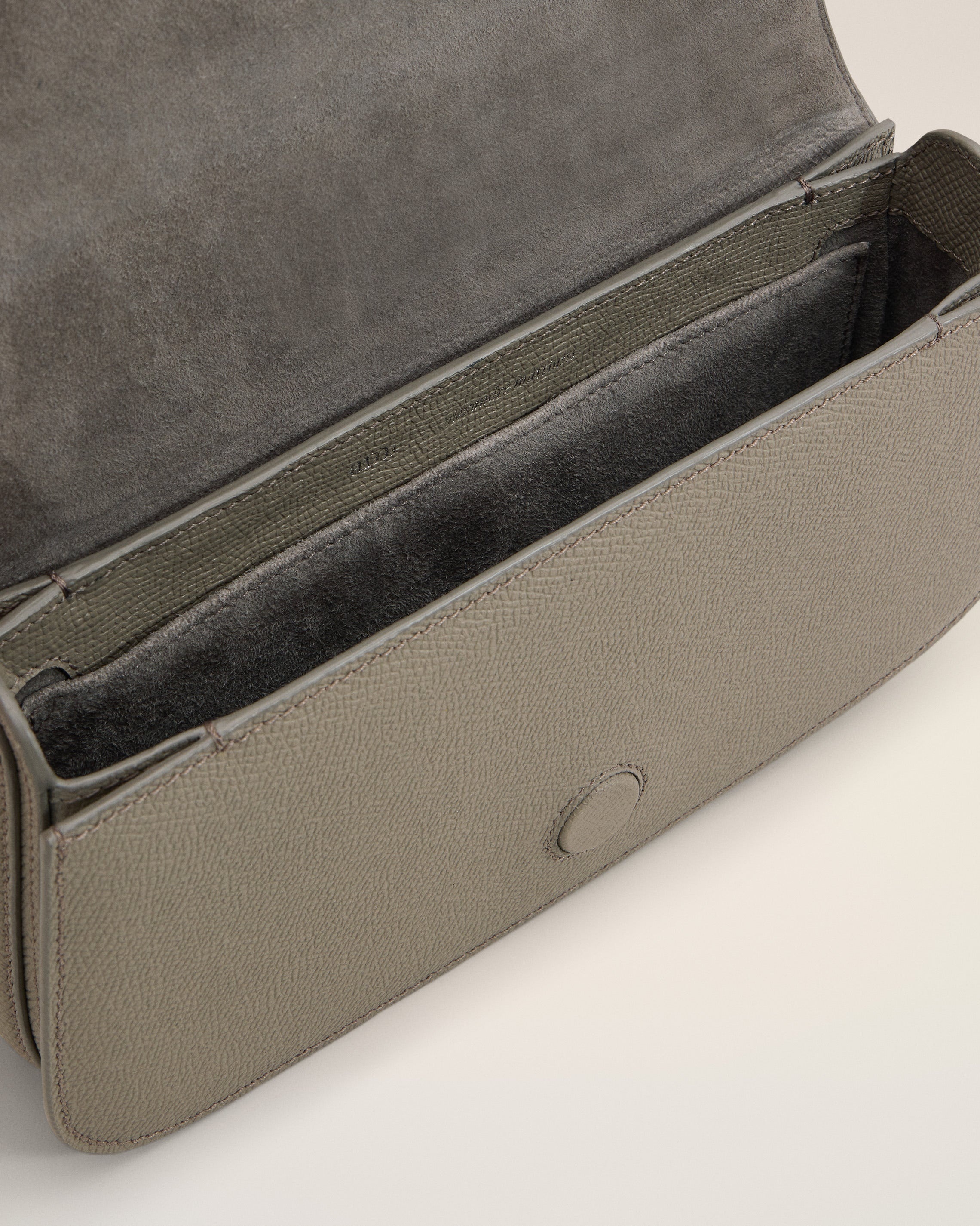GREY LEATHER CROSSBODY PARIS PARIS BAG - 5