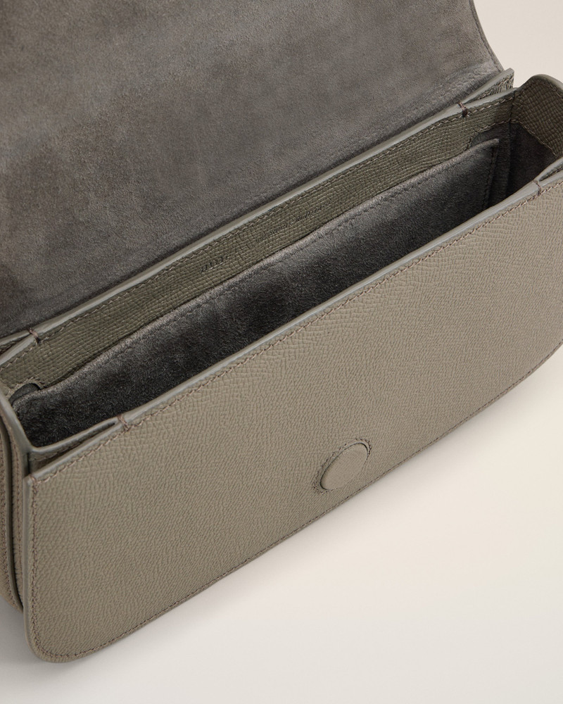 GREY LEATHER CROSSBODY PARIS PARIS BAG 5