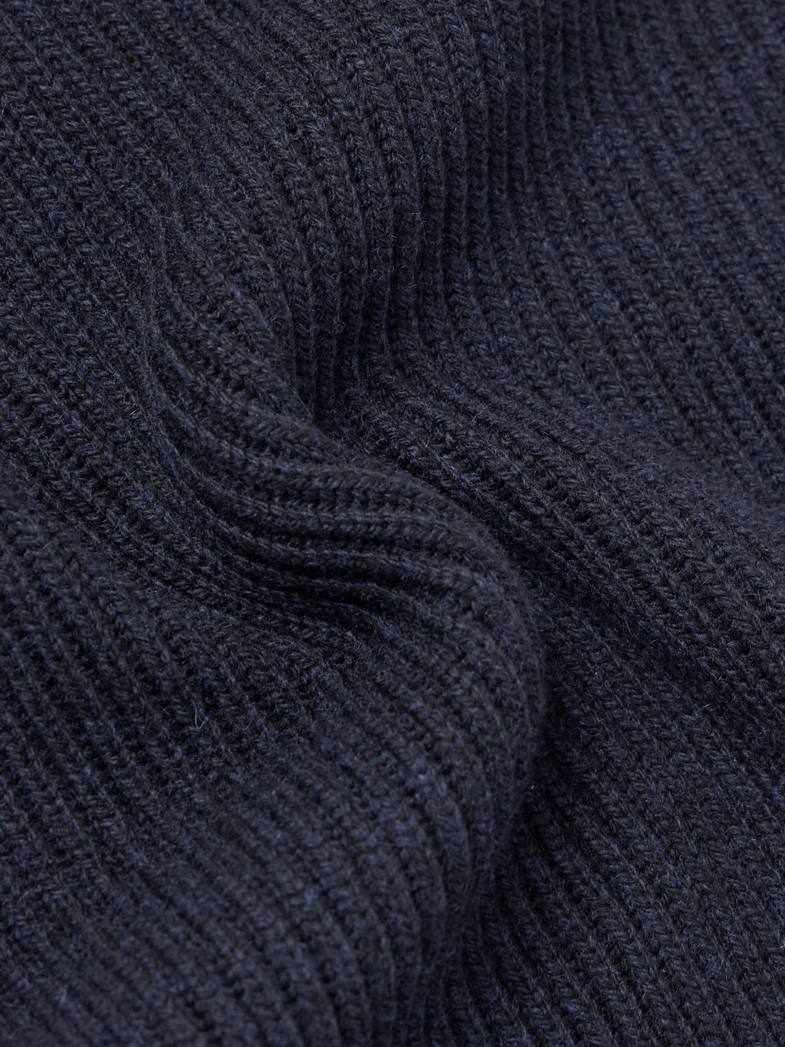 Fobello Ribbed Cashmere Sweater Blue - 5