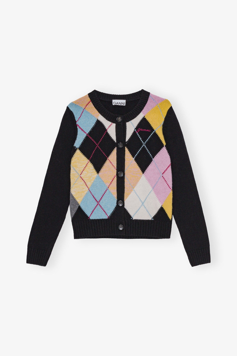 MULTICOLOR HARLEQUIN CARDIGAN 1
