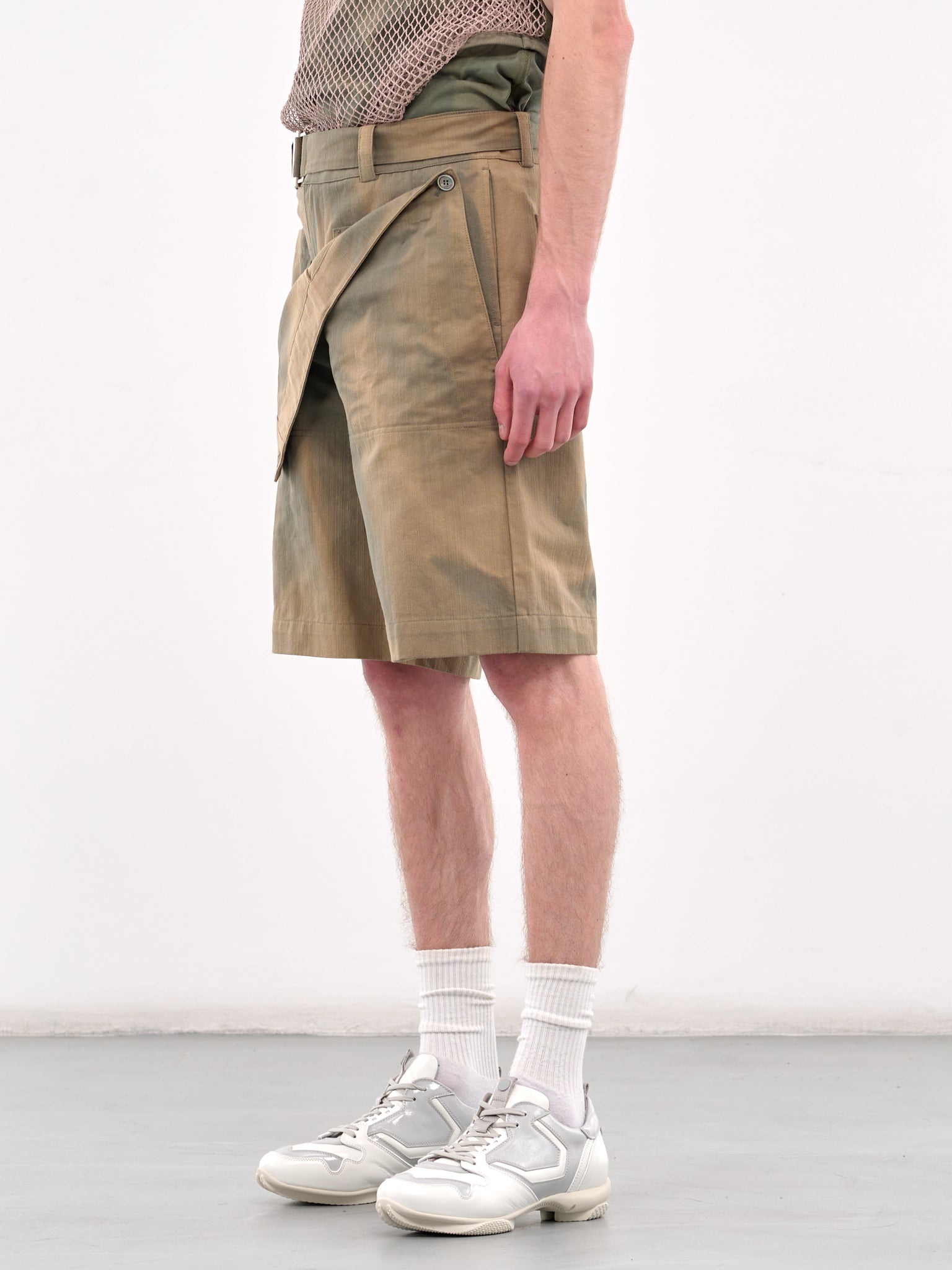 Sun-Bleached Double Front Shorts - 2