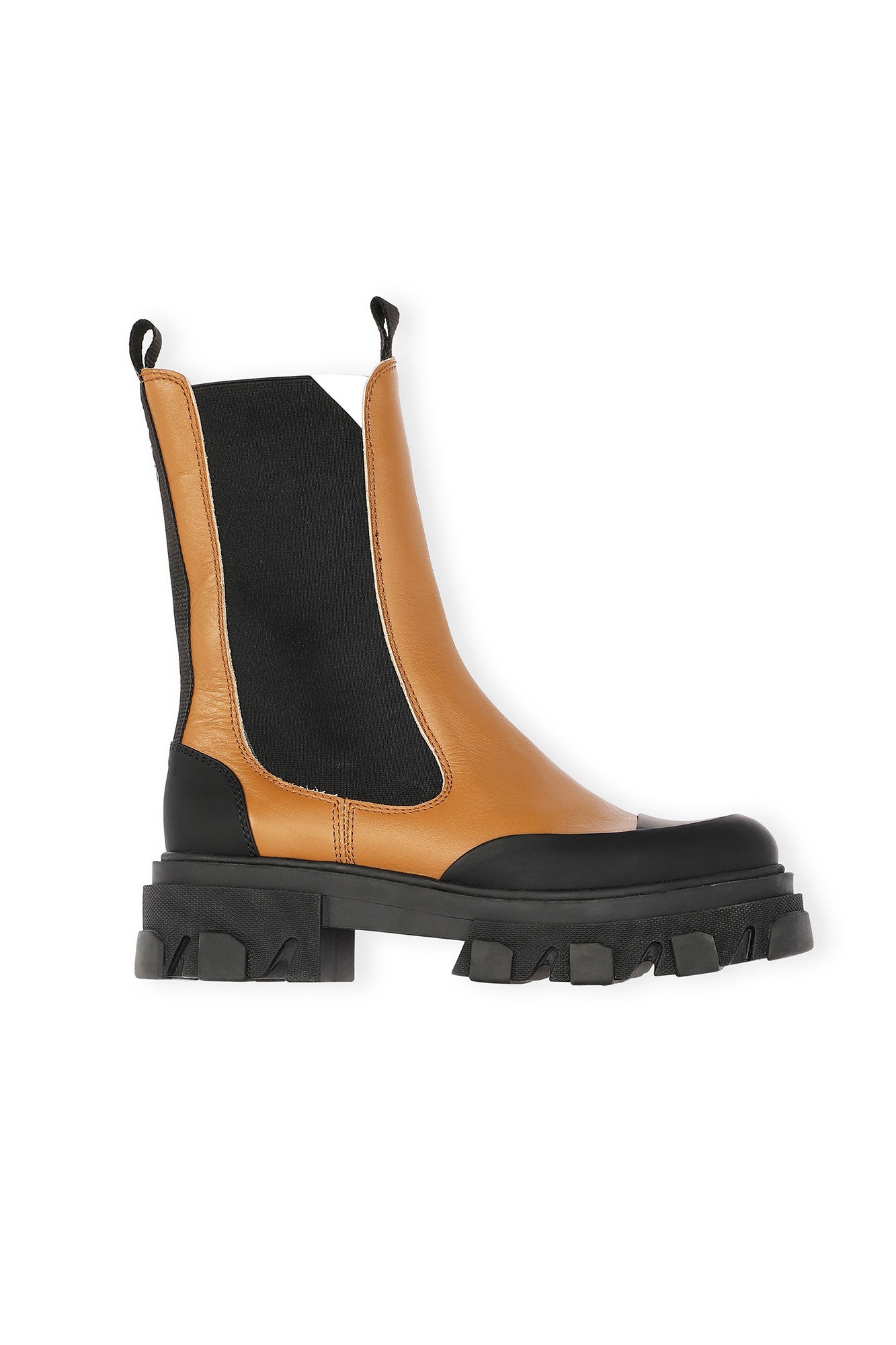 CALF LEATHER MID CHELSEA BOOT - 1