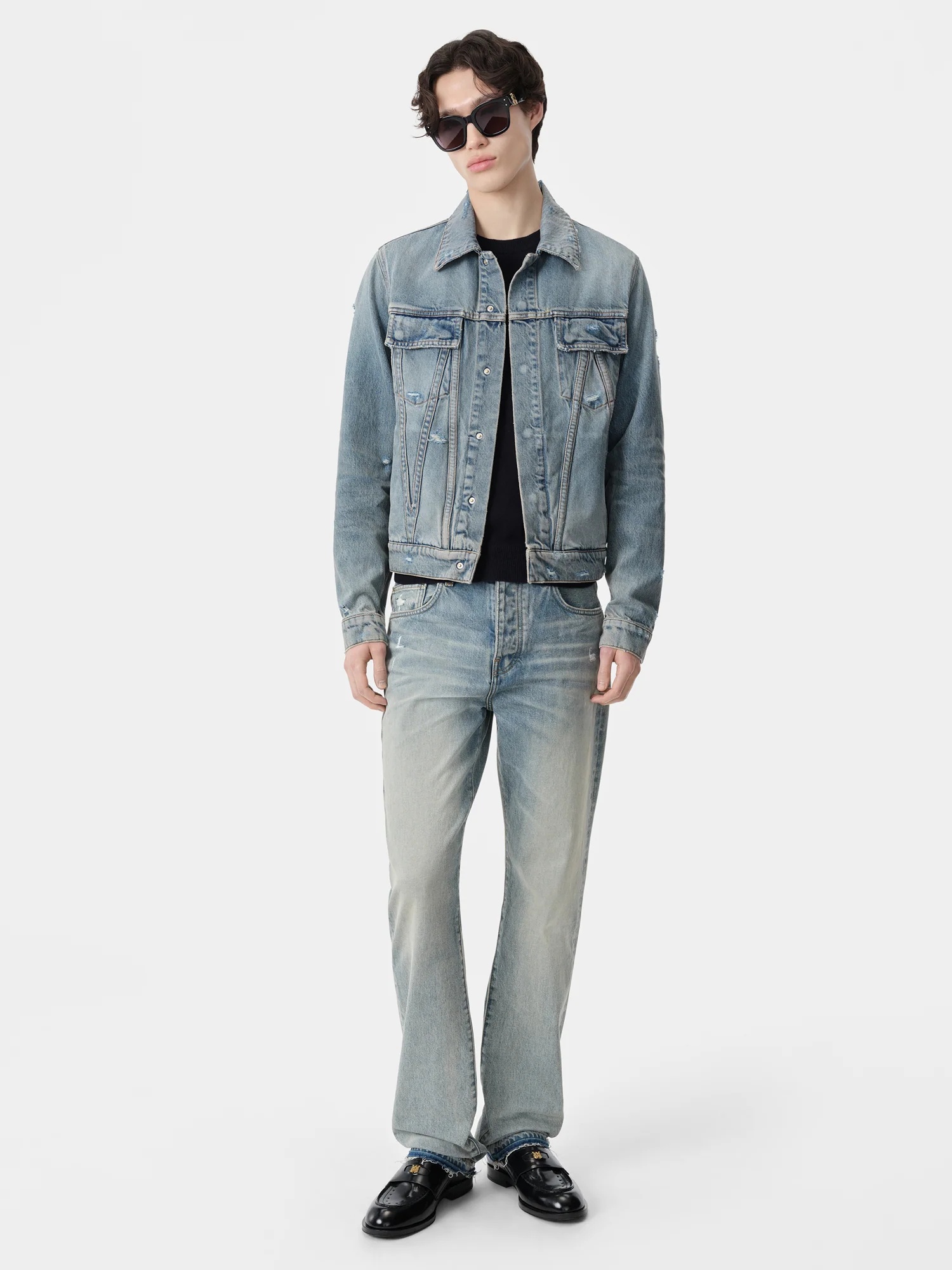 RELEASED HEM STRAIGHT JEAN - 1