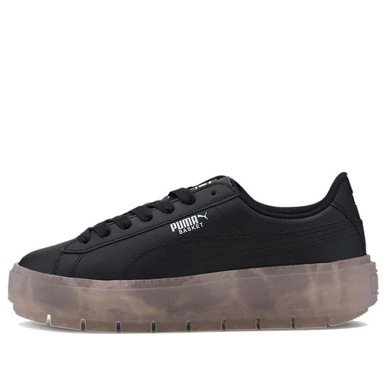 (WMNS) PUMA Platform Trace Translucent Black 371656-02 - 1