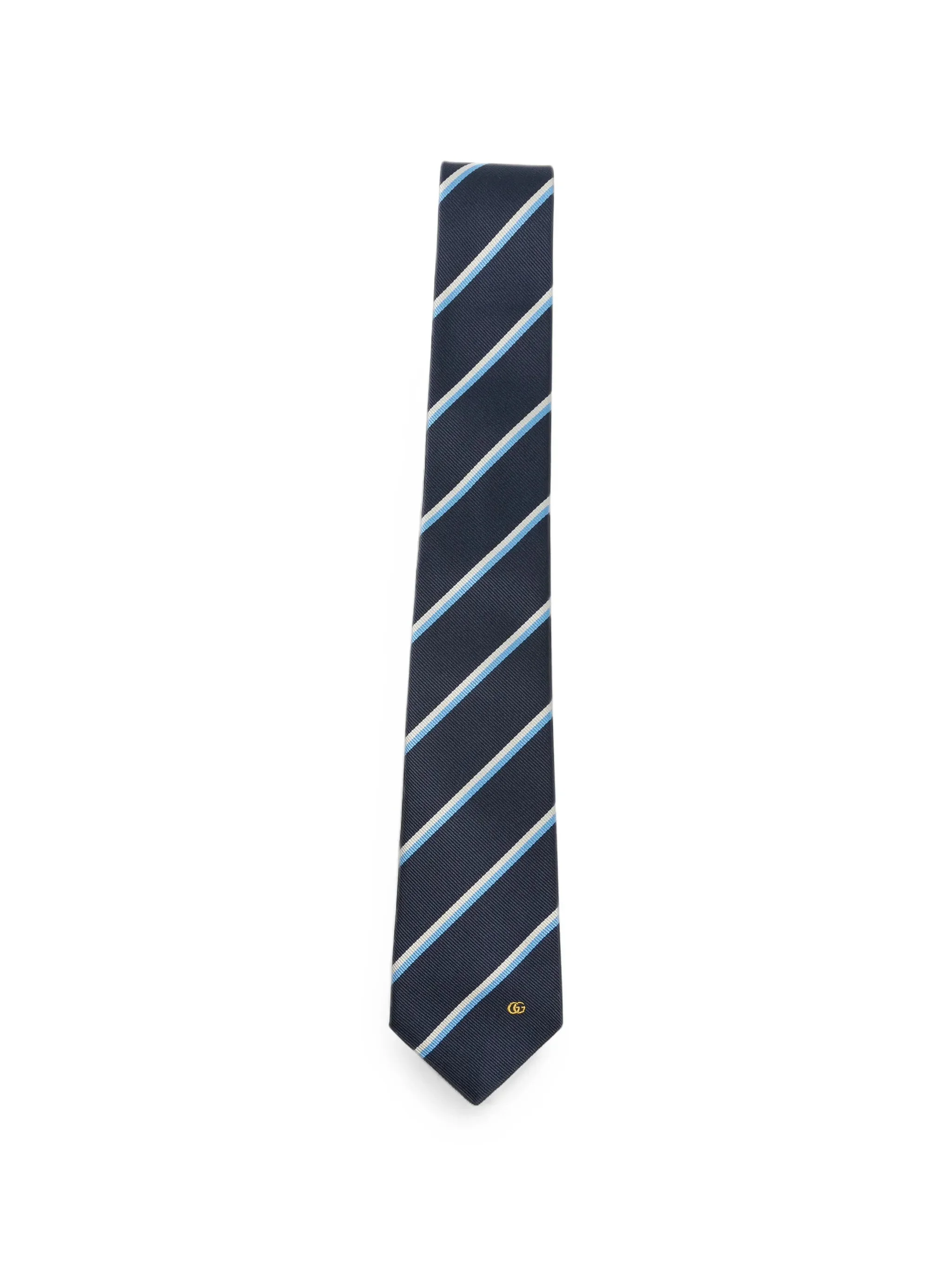 Gucci Double G Striped Tie - 1