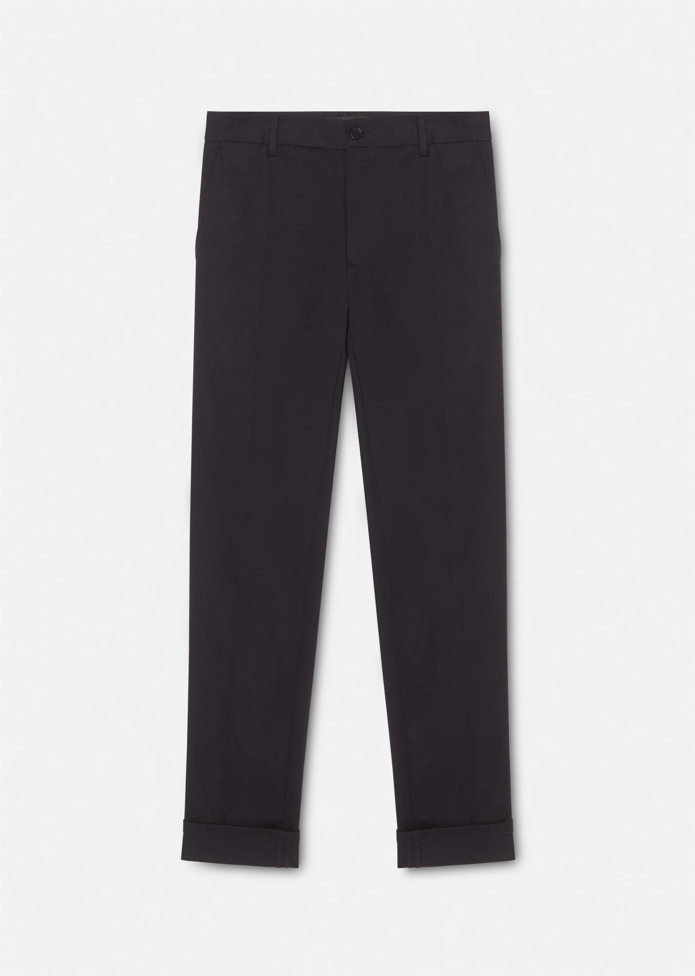 Greca Ribbon Cotton Gabardine Pants - 1