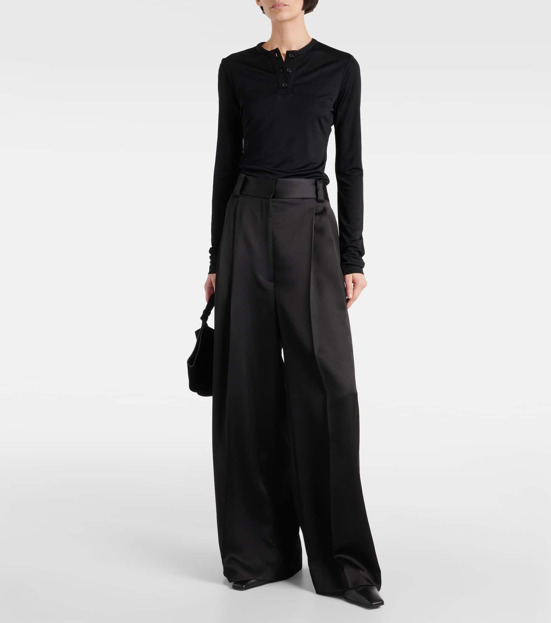 Simone pleated wide-leg pants - 2