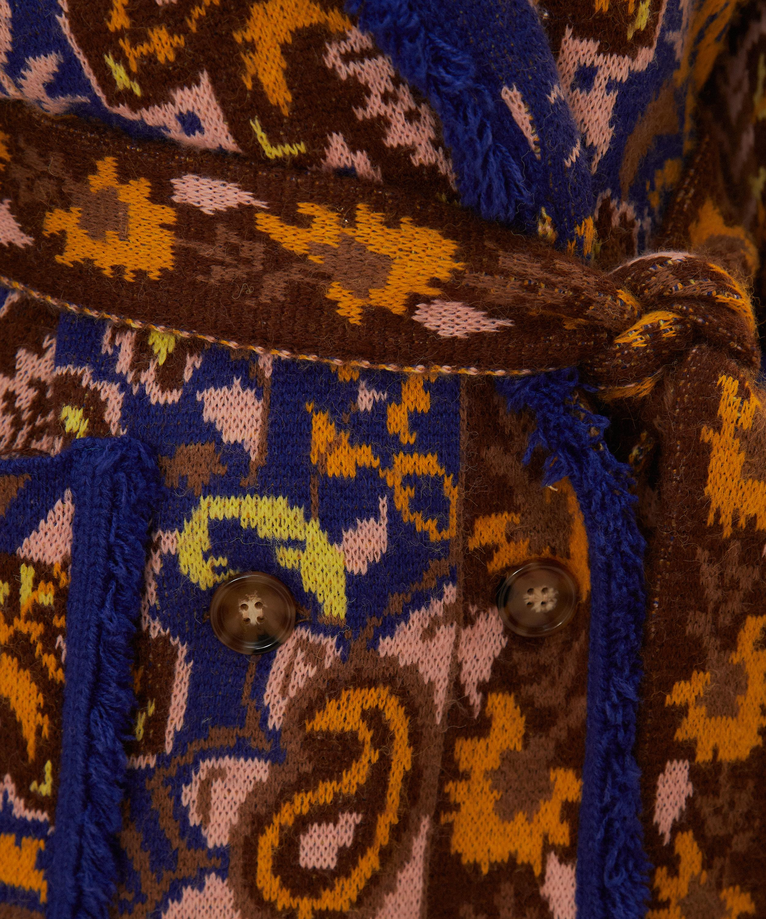 Glam Tapestry Knit Blazer - 4