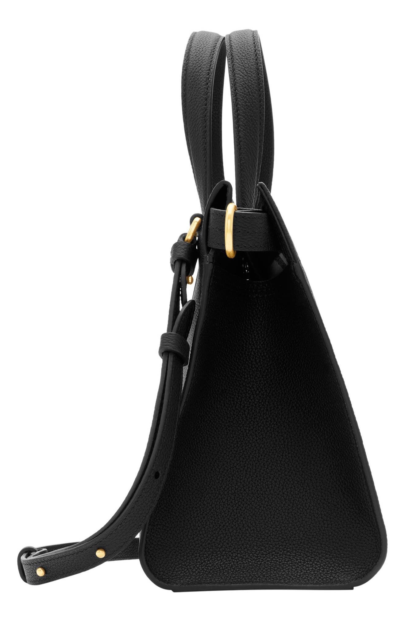 burberry Small Cotswolds Leather Tote in Black at Nordstrom - 4