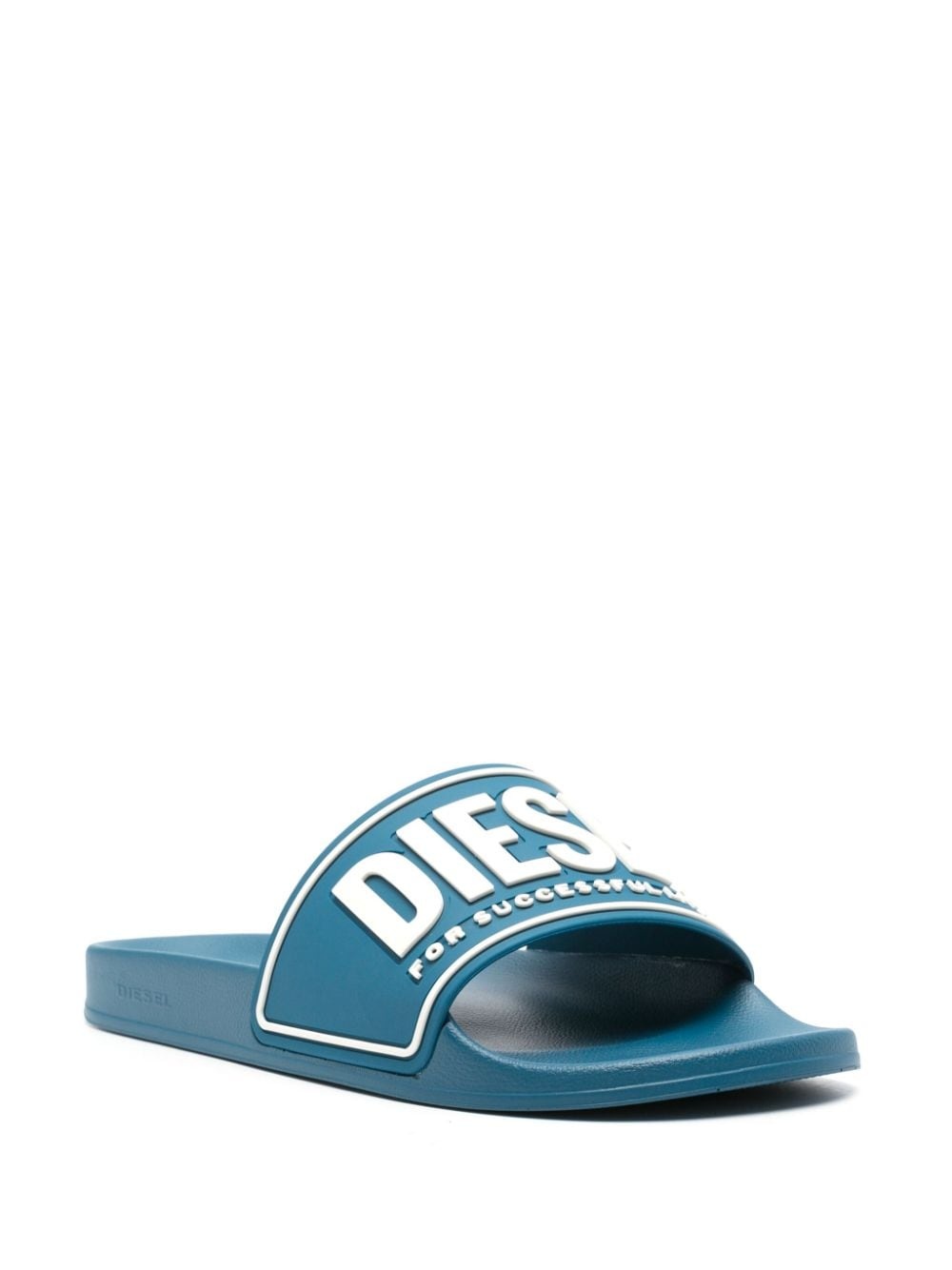 Sa-Mayemi logo-embossed slides - 2
