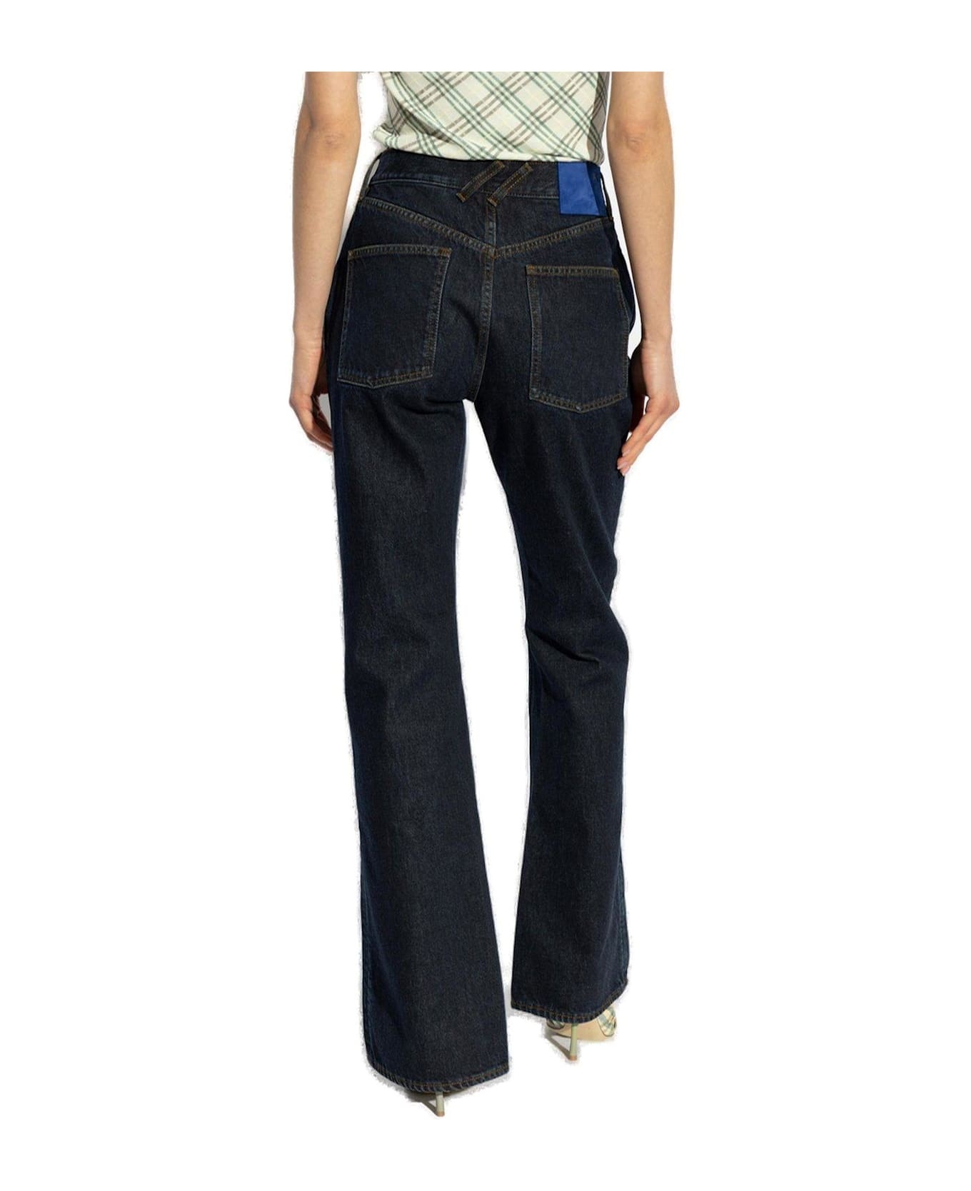 Logo Patch Flared-leg Jeans - 3