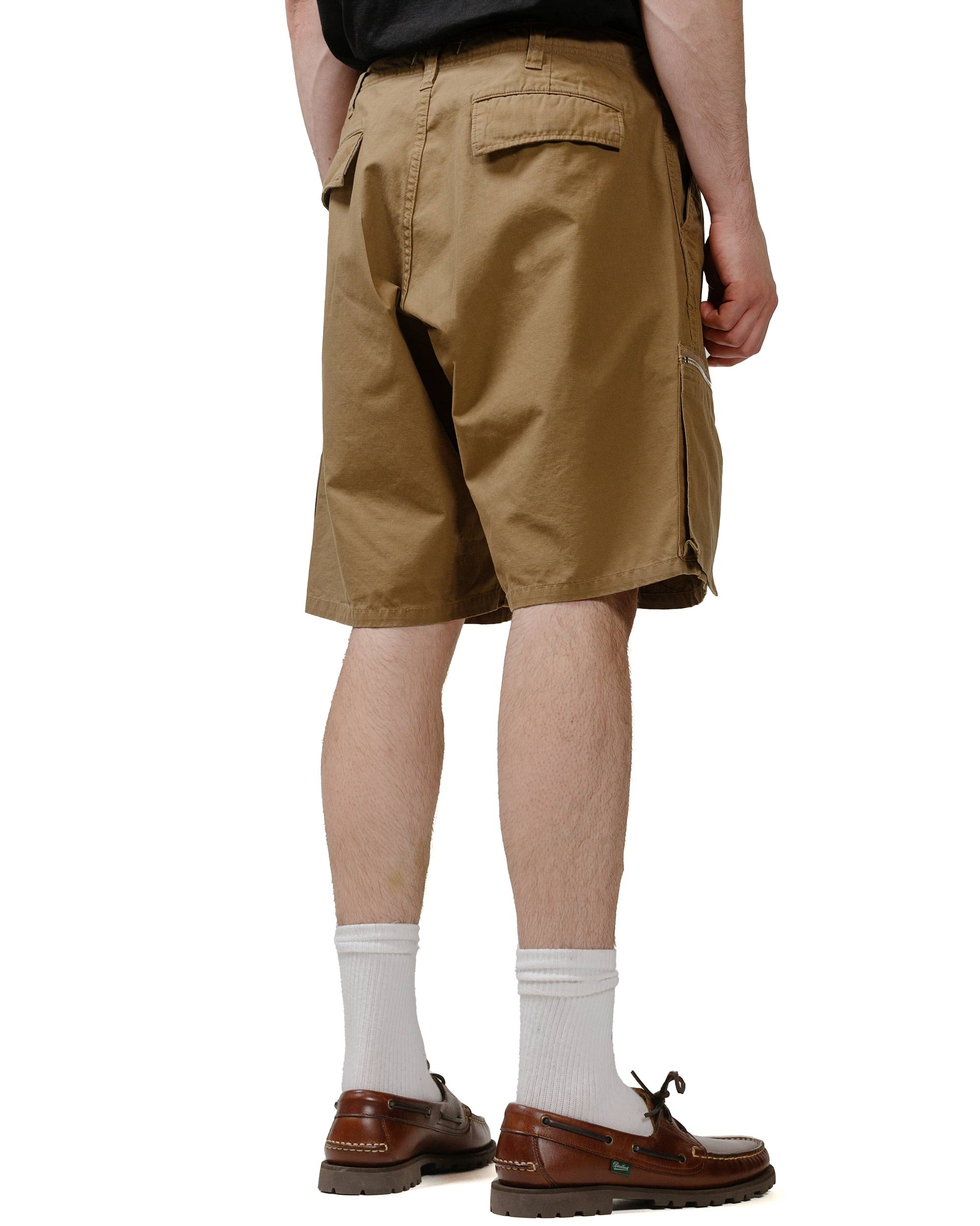 Trooper 6P Shorts Cotton Ripstop Light Brown - 3
