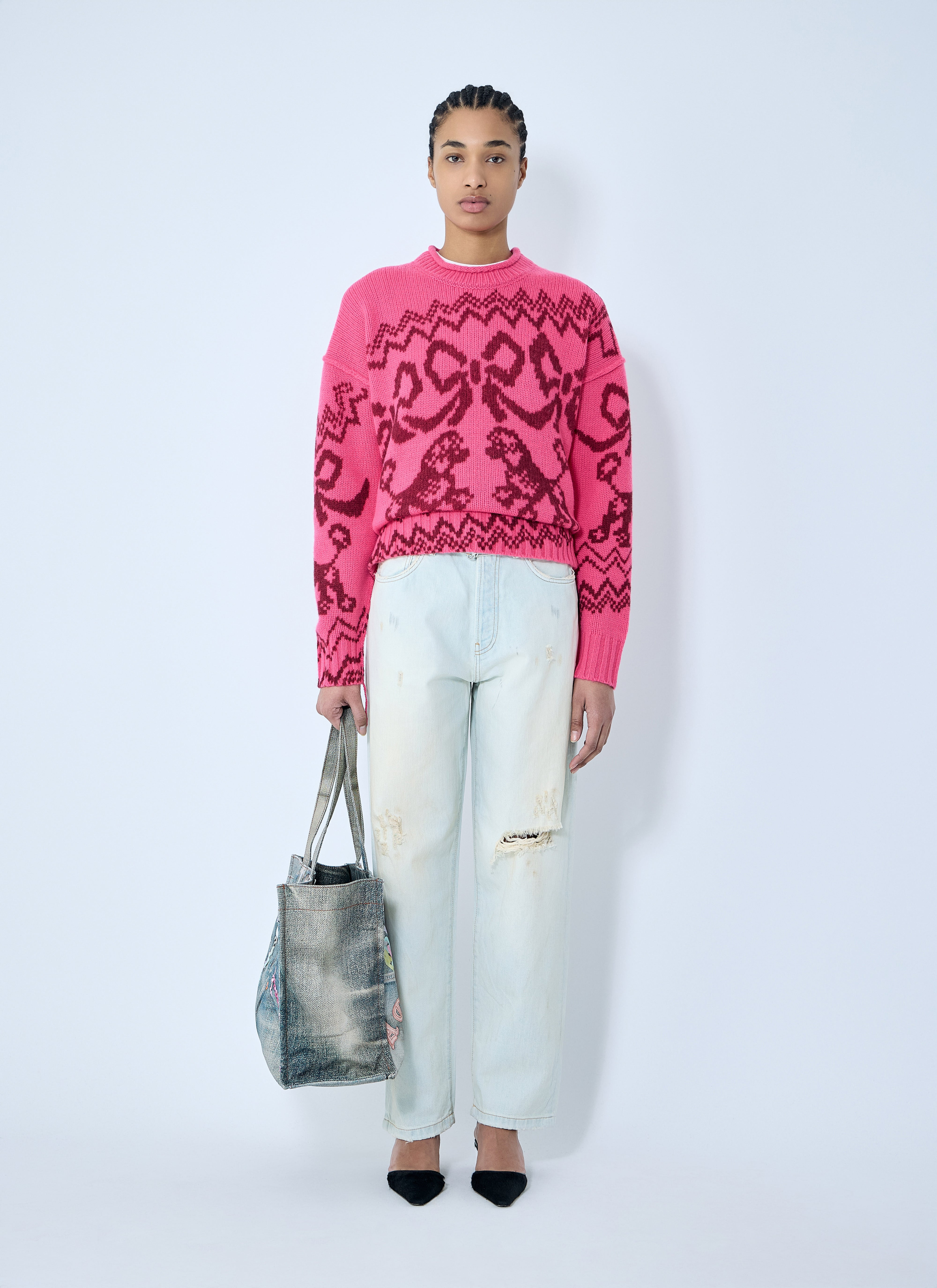 Acne Studios Women Jacquard Sweater - 2
