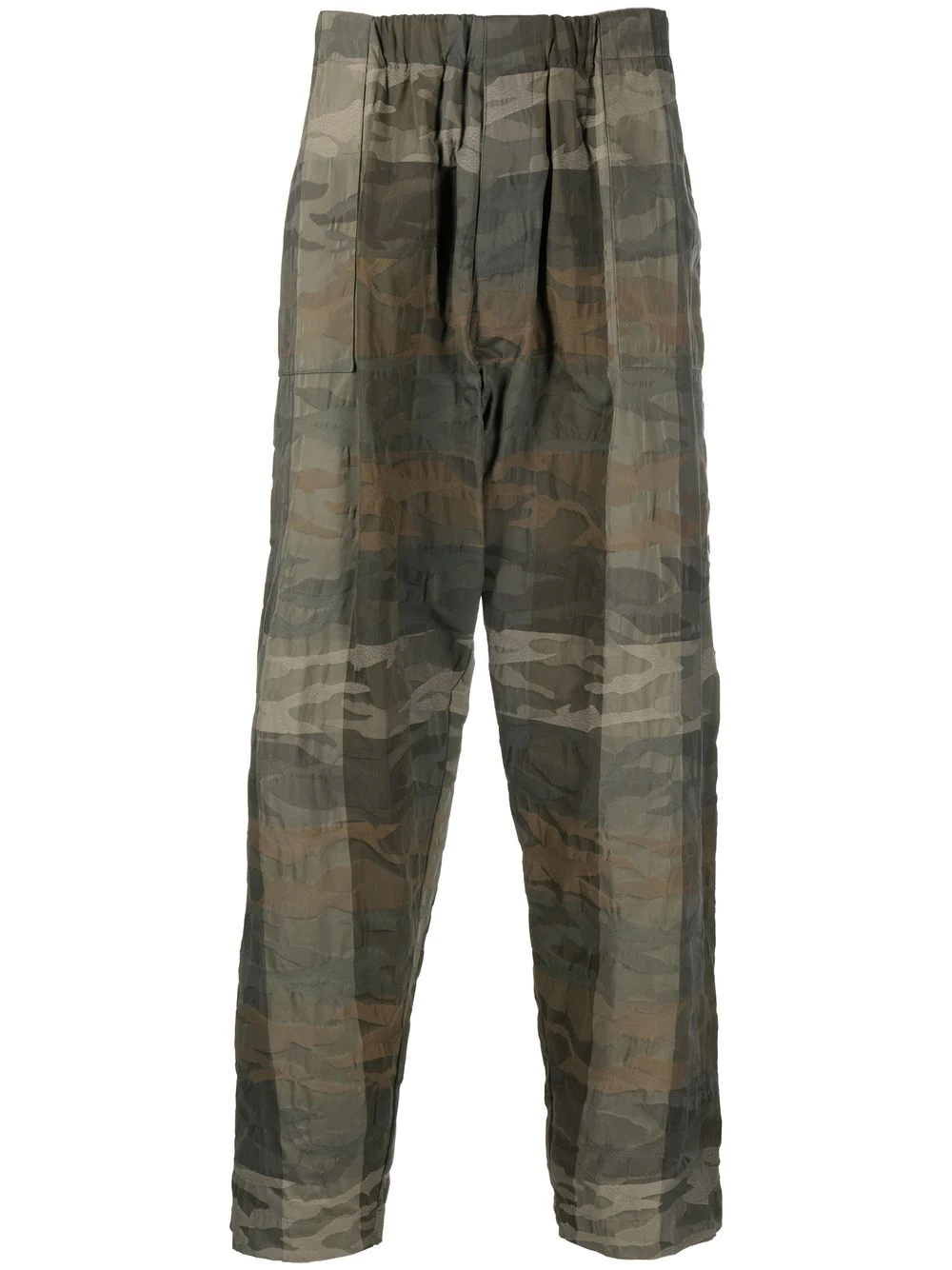 CAPTAIN Military Camo Cotton & Nylon Trousers - 1