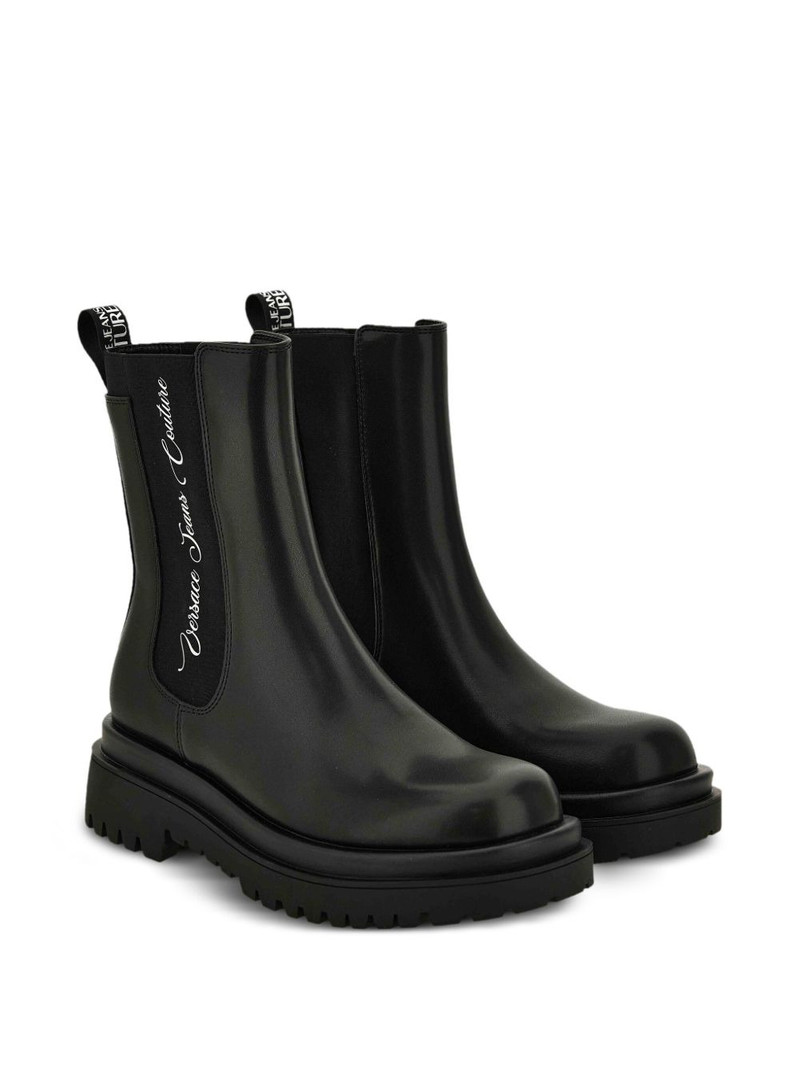 VERSACE JEANS COUTURE elastic-insert platform boots outlook