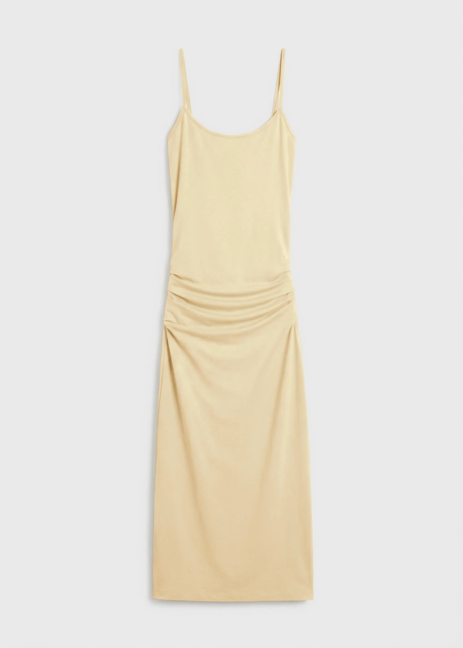 Draped slip dress buttercup - 1