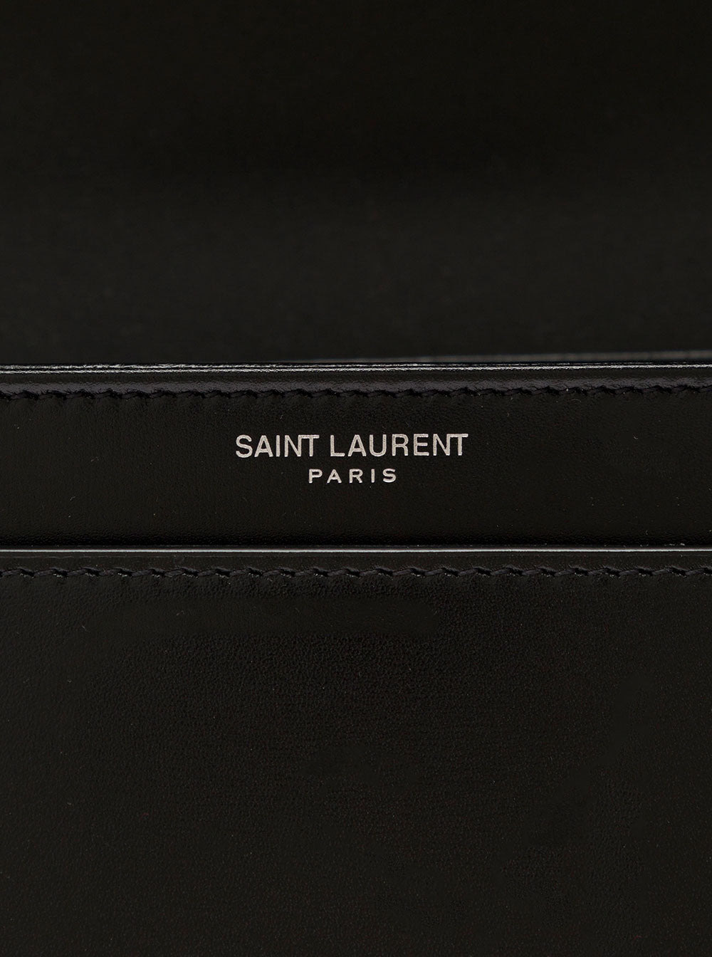 Saint Laurent Men Black Messenger Bag With Cassandre Detail In Smooth Leather Man - 4
